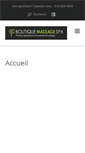 Mobile Screenshot of boutiquemassagespa.com